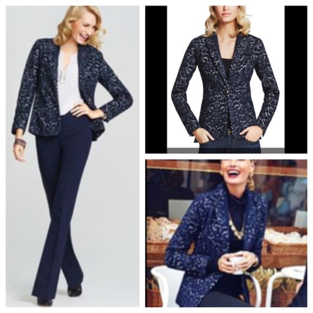 CAbi Jacquard Paisley Jacket